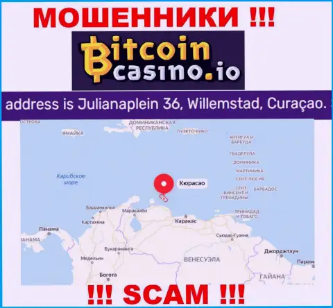 Будьте очень бдительны - организация Bitcoin Casino засела в оффшоре по адресу: Julianaplein 36, Willemstad, Curacao и ворует у клиентов