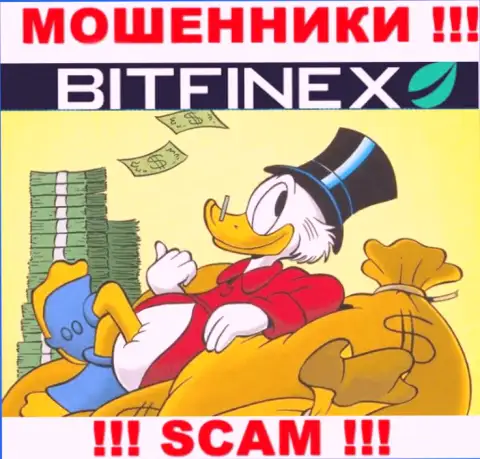 С компанией Bitfinex Com заработать не получится, затащат в свою компанию и ограбят подчистую