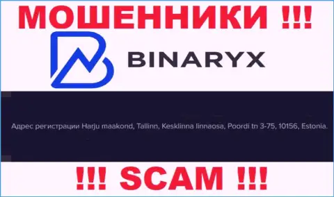 Не верьте, что Binaryx находятся по тому адресу, что написали на своем сайте