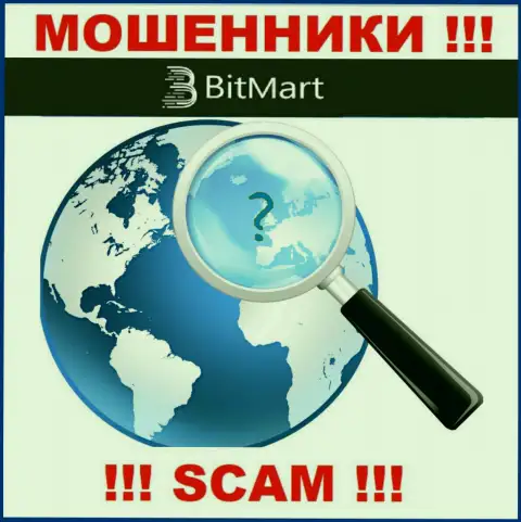 Адрес регистрации BitMart Com старательно спрятан, именно поэтому не связывайтесь с ними - это internet обманщики