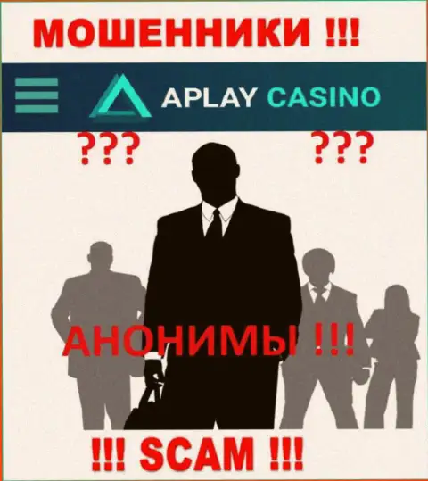 Информация о прямом руководстве APlay Casino, увы, скрыта