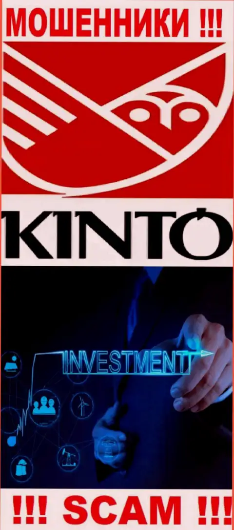 Кинто Ком - это воры, их деятельность - Investing, направлена на кражу вложений людей