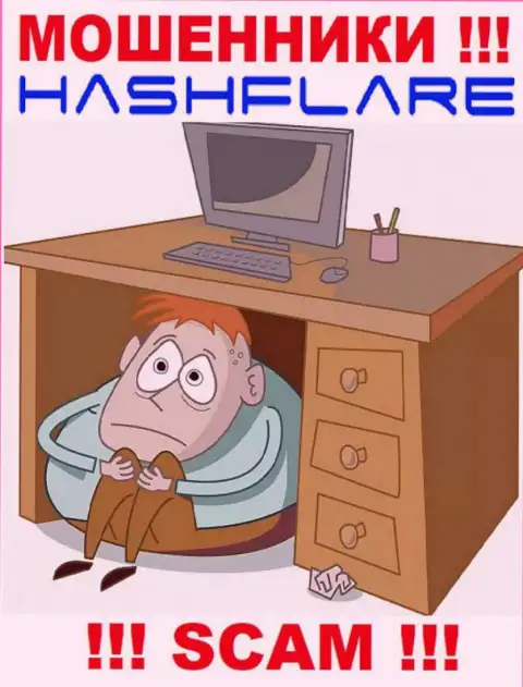 Никаких сведений о своем непосредственном руководстве, обманщики HashFlare Io не приводят