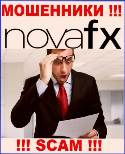 В брокерской конторе NovaFX лохотронят, заставляя проплатить налоги и комиссионные сборы