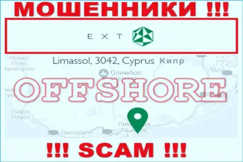 Офшорные интернет-обманщики EXT прячутся вот здесь - Кипр