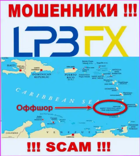 LPBFX свободно лишают денег, ведь находятся на территории - Сент-Винсент и Гренадины