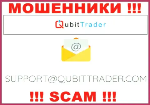 Электронная почта мошенников Qubit Trader LTD, размещенная у них на информационном портале, не советуем общаться, все равно оставят без денег