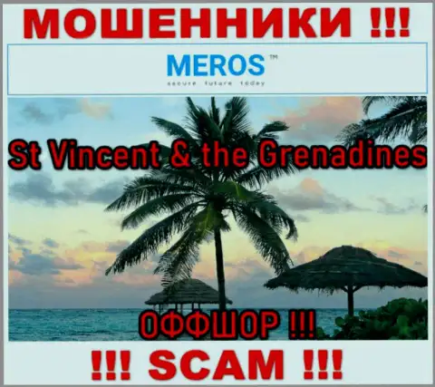 Сент-Винсент и Гренадины - это официальное место регистрации конторы МеросТМ