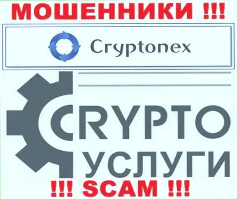 Работая совместно с CryptoNex Org, сфера деятельности которых Криптовалютные услуги, рискуете остаться без своих денежных вложений