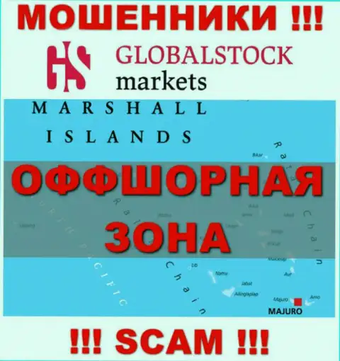 Global StockMarkets пустили свои корни на территории - Маршалловы острова, избегайте совместной работы с ними