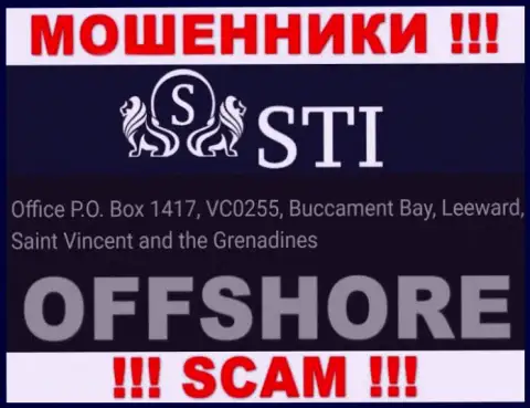 StokOptions Com - это преступно действующая контора, пустила корни в оффшорной зоне Office P.O. Box 1417, VC0255, Buccament Bay, Leeward, Saint Vincent and the Grenadines, осторожнее