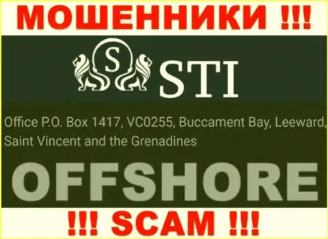 StokOptions Com - это преступно действующая контора, пустила корни в оффшорной зоне Office P.O. Box 1417, VC0255, Buccament Bay, Leeward, Saint Vincent and the Grenadines, осторожнее