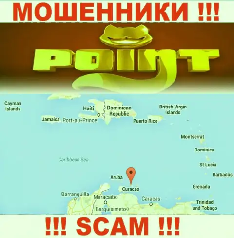 Контора PointLoto имеет регистрацию довольно-таки далеко от слитых ими клиентов на территории Curacao