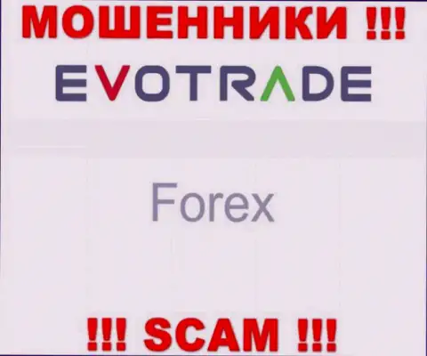 Evo Trade не вызывает доверия, Форекс - это то, чем заняты указанные internet-мошенники