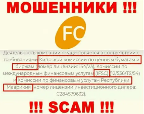 Не переводите финансовые средства в организацию FC-Ltd, поскольку их регулятор: ASIC - это МОШЕННИК