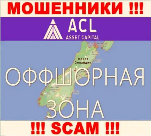 Т.к. ACL Asset Capital пустили свои корни на территории New Zealand, украденные финансовые средства от них не забрать