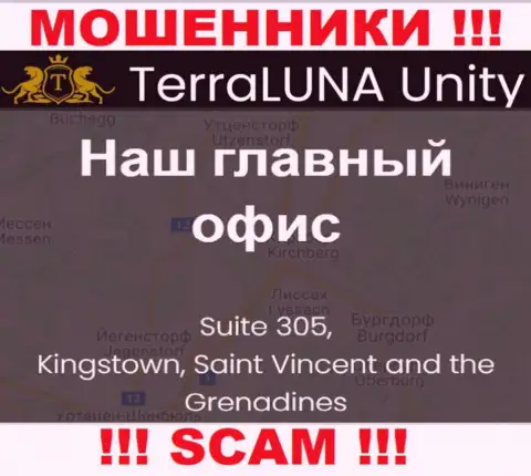 Работать с Terra Luna Unity довольно рискованно - их офшорный юридический адрес - Suite 305, Kingstown, Saint Vincent and the Grenadines (информация с их информационного портала)