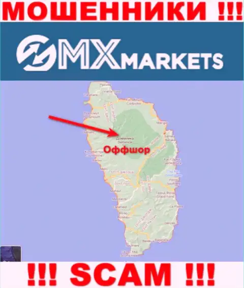 Не верьте internet-ворам GMXMarkets, поскольку они базируются в офшоре: Dominica