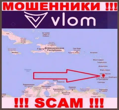 Контора Vlom Com - это мошенники, находятся на территории Сент-Винсент и Гренадины, а это оффшор