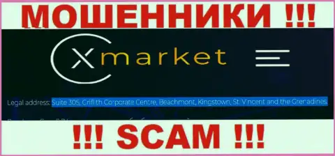 Базируются мошенники XMarket в офшоре  - Saint Vincent and the Grenadines, будьте крайне осторожны !!!