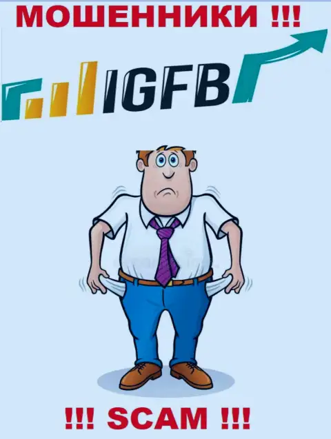 Мошенники IGFB One сделают все, чтобы затянуть к себе в капкан как можно больше валютных трейдеров