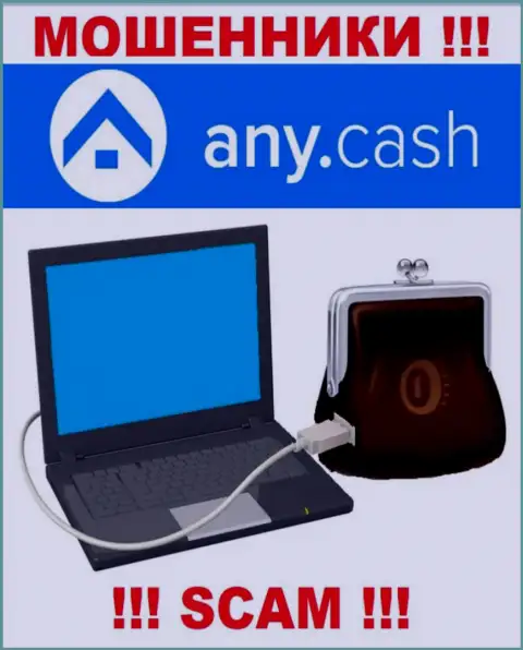 Any Cash - это РАЗВОДИЛЫ, род деятельности которых - Виртуальный онлайн-кошелек