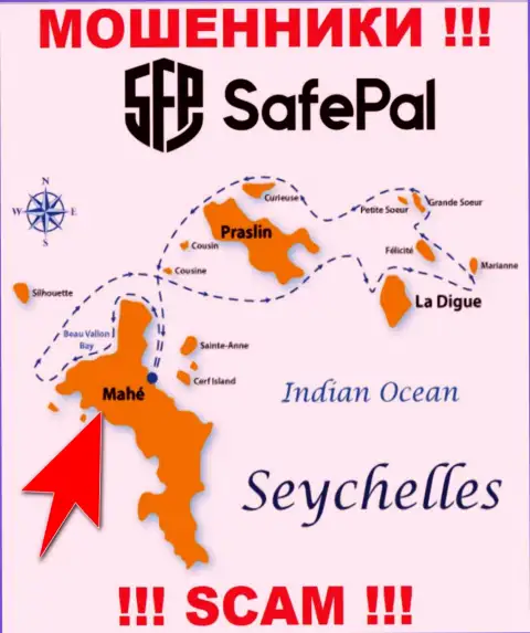 Mahe, Republic of Seychelles - это место регистрации организации Safe Pal, находящееся в оффшорной зоне