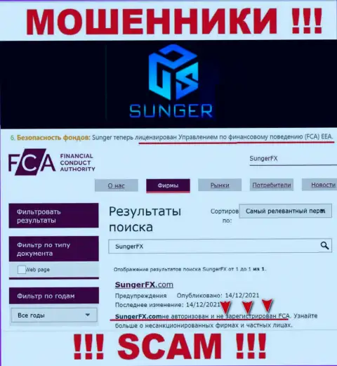 Крайне опасно работать с интернет обманщиками SungerFX Com, ведь у них нет регулятора