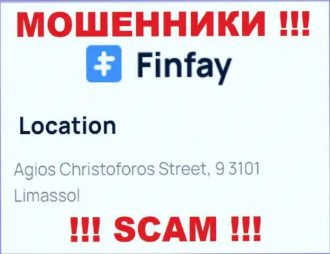 Оффшорный официальный адрес ФинФей - Agios Christoforos Street, 9 3101 Limassol, Cyprus