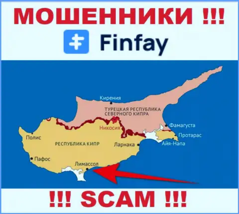 Пустив корни в офшорной зоне, на территории Кипр, FinFay не неся ответственности обувают клиентов