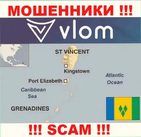 Влом зарегистрированы на территории - Saint Vincent and the Grenadines, избегайте совместного сотрудничества с ними