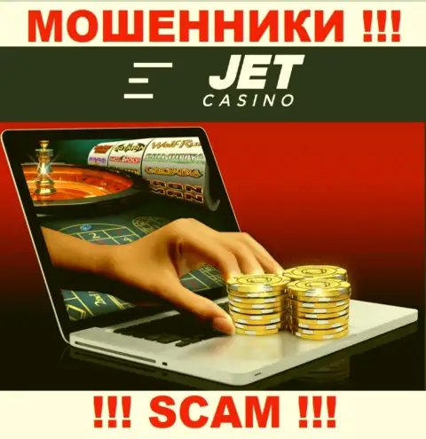 Jet Casino надувают наивных клиентов, действуя в области - Online-казино