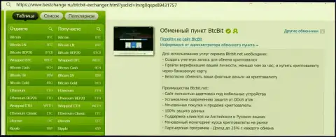Информация об мобильной адаптивности сайта компании БТЦБИТ Сп. З.о.о., выложенная на онлайн-сервисе bestchange ru