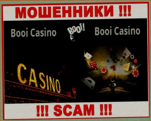Не советуем работать с internet мошенниками Booi, вид деятельности которых Casino